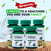 Pack of 5 Moringa Extra Strength