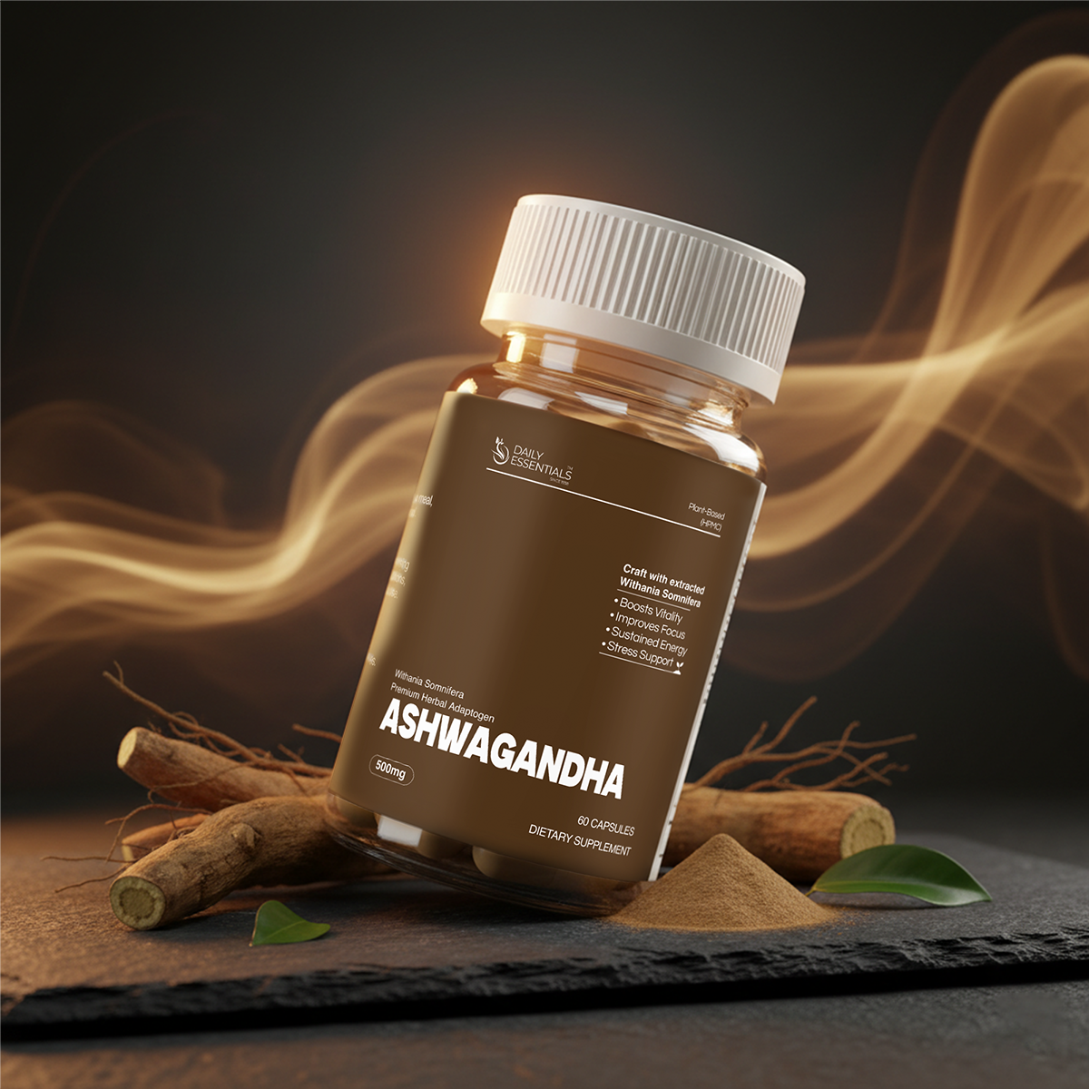 Ashwagandha capsules in Pakistan for stress relief, weakness support, and daily energy boost