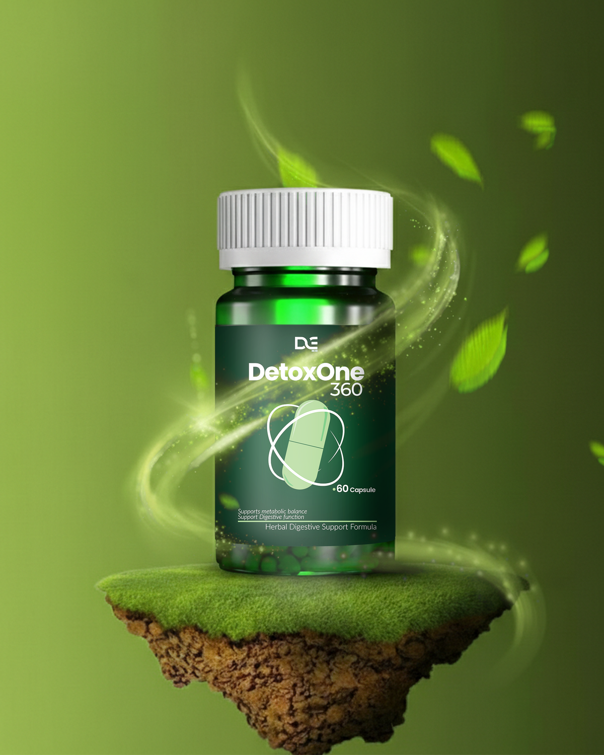DetoxOne360  Advanced Herbal Digestive & Metabolic Support Capsules