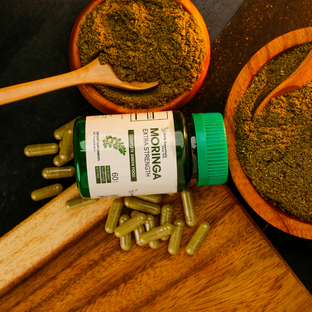 Natural moringa supplement for immunity support
