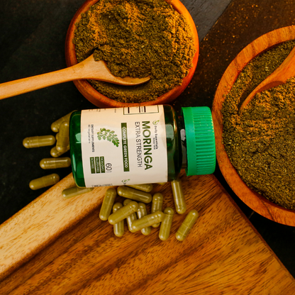 Natural moringa supplement for immunity support