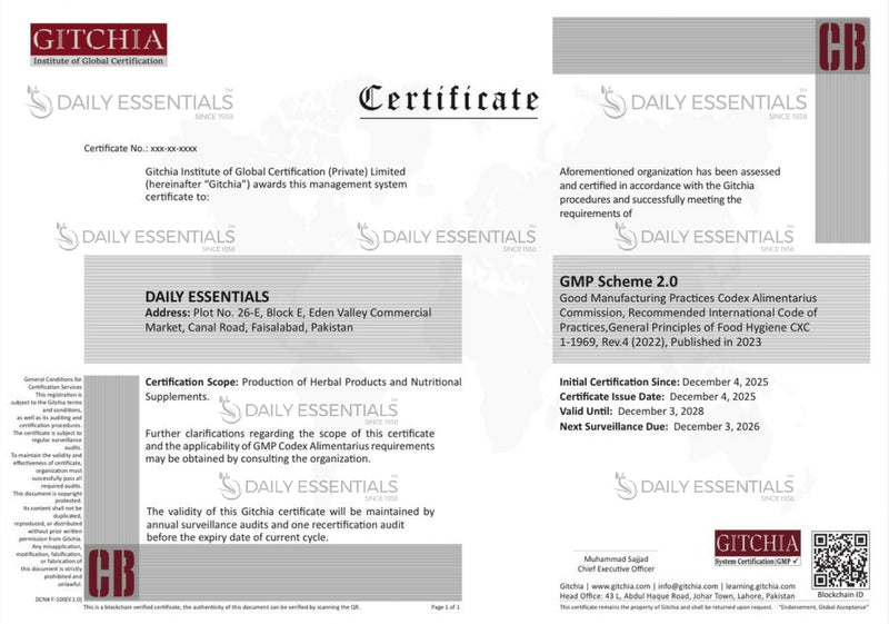 GMP Certified