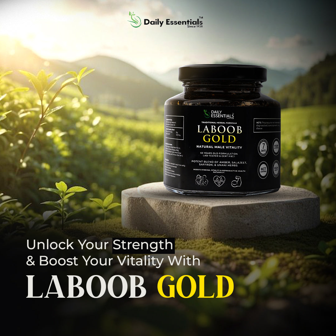 Laboob Gold herbal remedy for male vitality and stamina