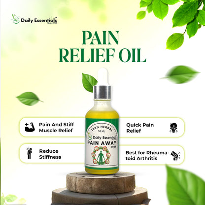 Herbal pain relief oil for arthritis and stiffness